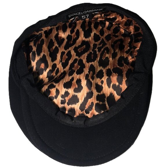 🛑DOLCE & GABBANA Signature ➕ BERET HAT Logo FLAT CAP Luxury Designer💸BUY NOW‼️ - Picture 4 of 16
